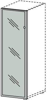 Дверь стеклянная СФ-ДР-503 (394x20x1162)