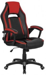 Кресло геймерское Бюрократ CH-829 черно-красное