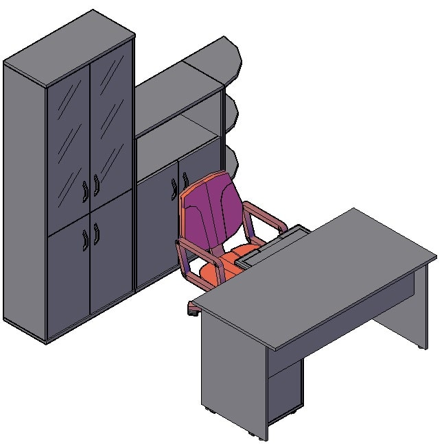 Оперативная мебель для персонала Имаго (Imago). Вариант рассановки 3