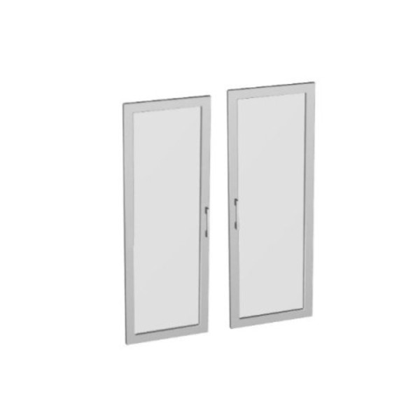 Двери (рамка алюминевая) к шкафам Тр-4.7 1196х428 2 шт.