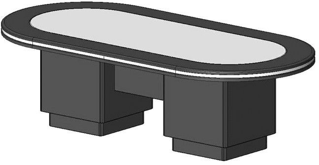 Стол для заседаний  Интеллекта И352 (2400х1000х780)