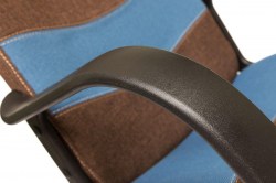 Кресло компьютерное «Багги» (Baggi) коричневый, синий