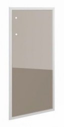 Дверь стеклянная в алюминиевой рамке (1 шт.) 60.0 396x20x1140 mm