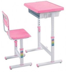 Комплект Парта и стул LB-C05 D08 розовый цвет